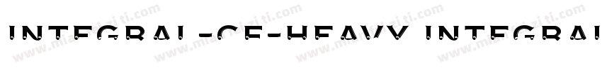 integral-cf-heavy integral-cf-heavy字体转换